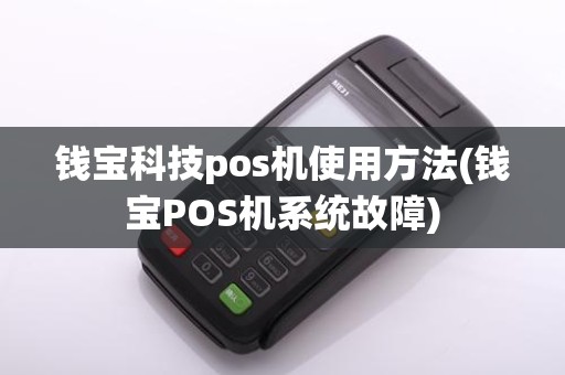 钱宝科技pos机使用方法(钱宝POS机系统故障)