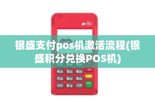 银盛支付pos机激活流程(银盛积分兑换POS机)