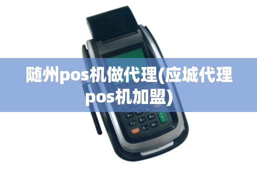 随州pos机做代理(应城代理pos机加盟)