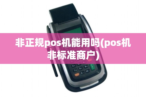 非正规pos机能用吗(pos机非标准商户)