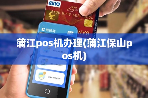 蒲江pos机办理(蒲江保山pos机)