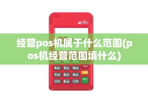 经营pos机属于什么范围(pos机经营范围填什么)