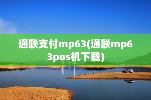通联支付mp63(通联mp63pos机下载)
