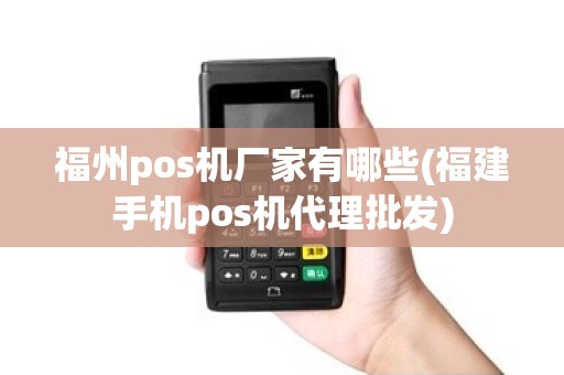 福州pos机厂家有哪些(福建手机pos机代理批发)