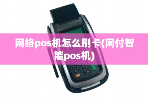 网络pos机怎么刷卡(网付智能pos机)