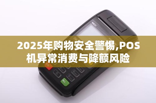 2025年购物安全警惕,POS机异常消费与降额风险