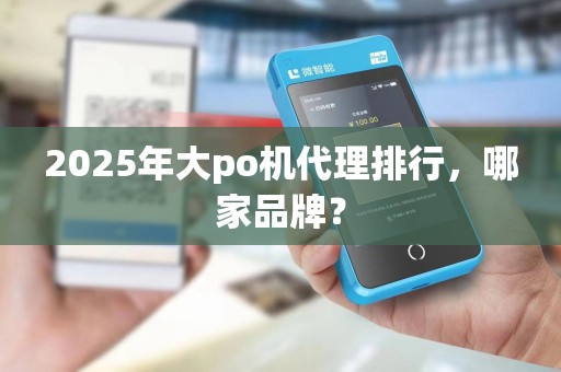 2025年大po机代理排行，哪家品牌？
