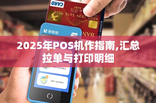 2025年POS机作指南,汇总拉单与打印明细