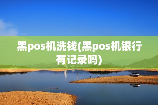 黑pos机洗钱(黑pos机银行有记录吗)