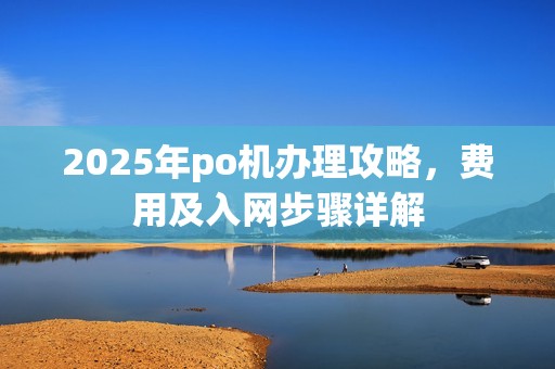 2025年po机办理攻略，费用及入网步骤详解