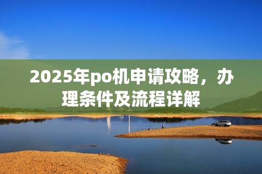 2025年po机申请攻略，办理条件及流程详解