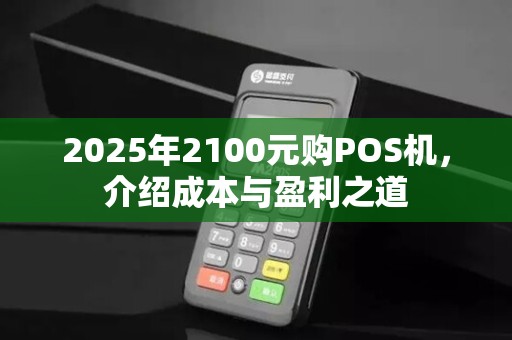 2025年2100元购POS机，介绍成本与盈利之道