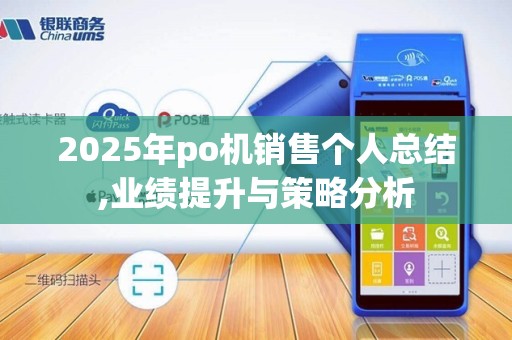 2025年po机销售个人总结,业绩提升与策略分析