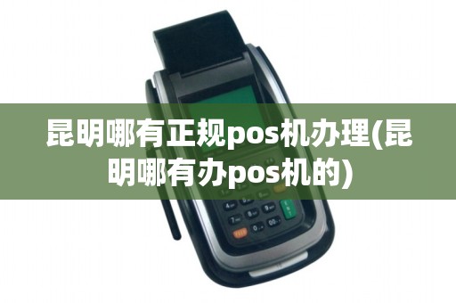 昆明哪有正规pos机办理(昆明哪有办pos机的)