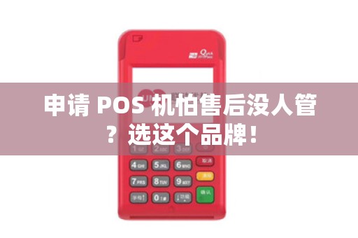 申请 POS 机怕售后没人管？选这个品牌！