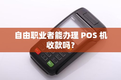 自由职业者能办理 POS 机收款吗？