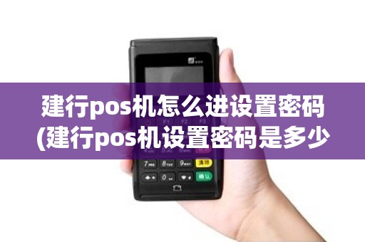 建行pos机怎么进设置密码(建行pos机设置密码是多少)