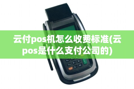 云付pos机怎么收费标准(云pos是什么支付公司的)