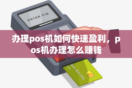 办理pos机如何快速盈利，pos机办理怎么赚钱