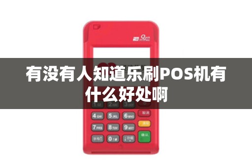 有没有人知道乐刷POS机有什么好处啊