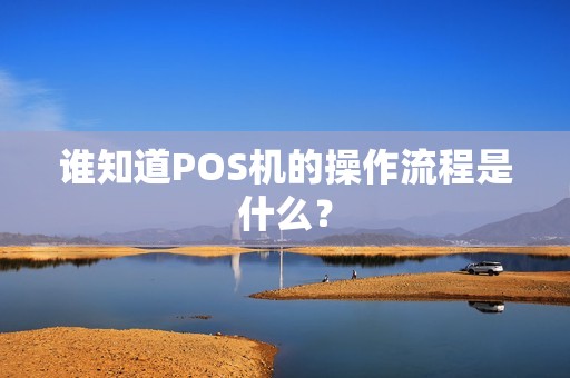 谁知道POS机的操作流程是什么？