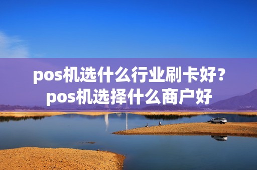 pos机选什么行业刷卡好？pos机选择什么商户好