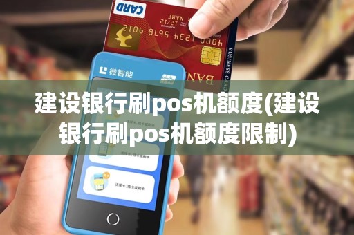 建设银行刷pos机额度(建设银行刷pos机额度限制)
