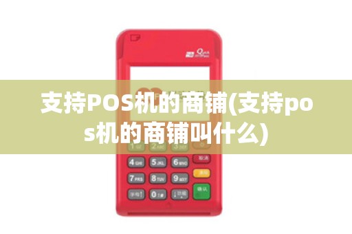 支持POS机的商铺(支持pos机的商铺叫什么)