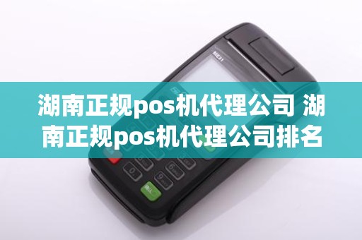 湖南正规pos机代理公司 湖南正规pos机代理公司排名