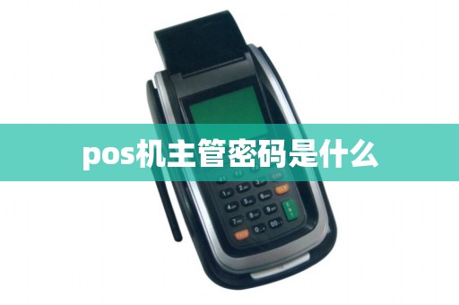 pos机主管密码是什么