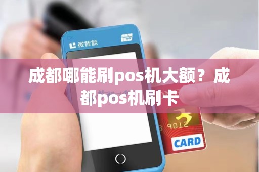 成都哪能刷pos机大额？成都pos机刷卡