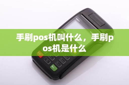 手刷pos机叫什么，手刷pos机是什么