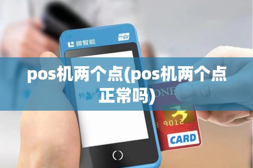 pos机两个点(pos机两个点正常吗)