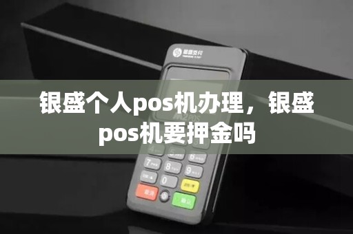 银盛个人pos机办理，银盛pos机要押金吗