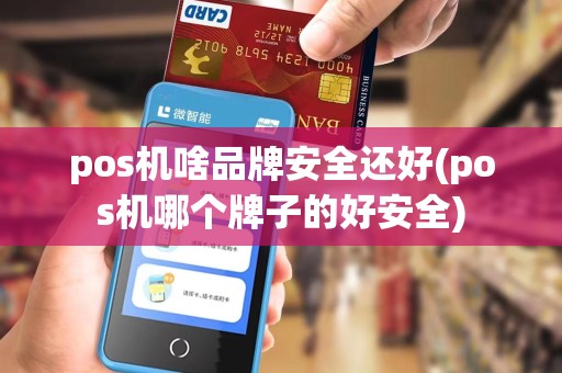pos机啥品牌安全还好(pos机哪个牌子的好安全)