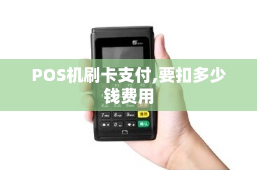 POS机刷卡支付,要扣多少钱费用