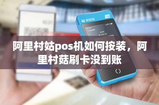 阿里村姑pos机如何按装，阿里村菇刷卡没到账