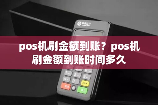 pos机刷金额到账？pos机刷金额到账时间多久