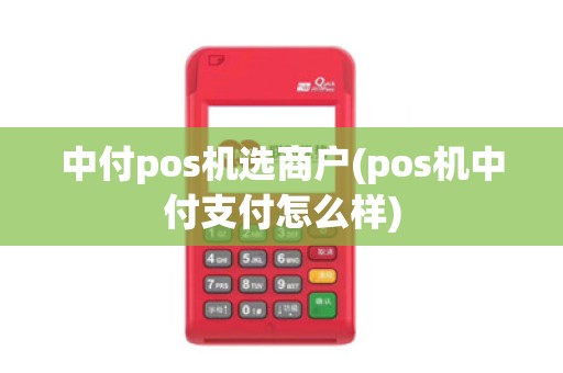 中付pos机选商户(pos机中付支付怎么样)