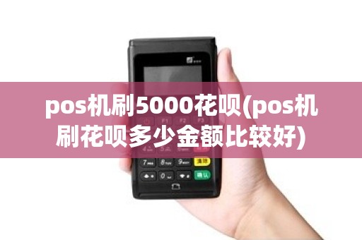 pos机刷5000花呗(pos机刷花呗多少金额比较好)