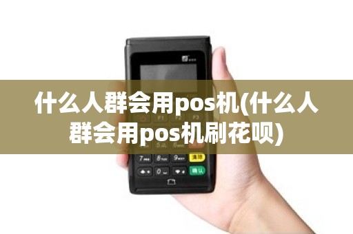 什么人群会用pos机(什么人群会用pos机刷花呗)