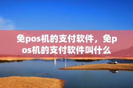 免pos机的支付软件，免pos机的支付软件叫什么