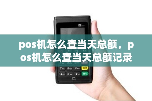 pos机怎么查当天总额，pos机怎么查当天总额记录