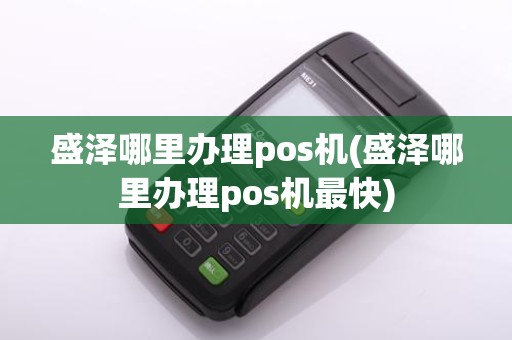 盛泽哪里办理pos机(盛泽哪里办理pos机最快)