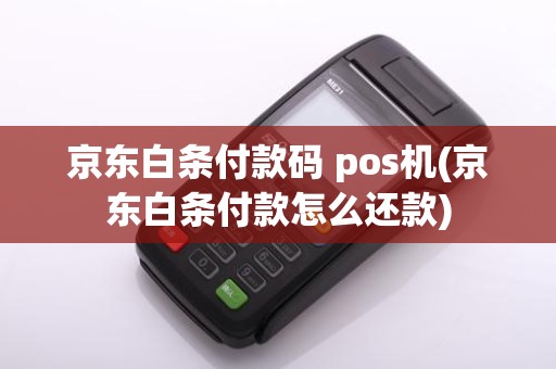 京东白条付款码 pos机(京东白条付款怎么还款)