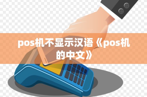 pos机不显示汉语《pos机的中文》