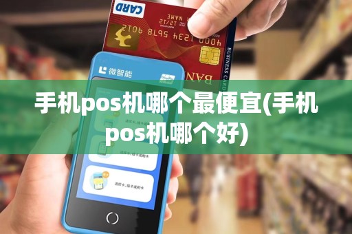 手机pos机哪个最便宜(手机pos机哪个好)