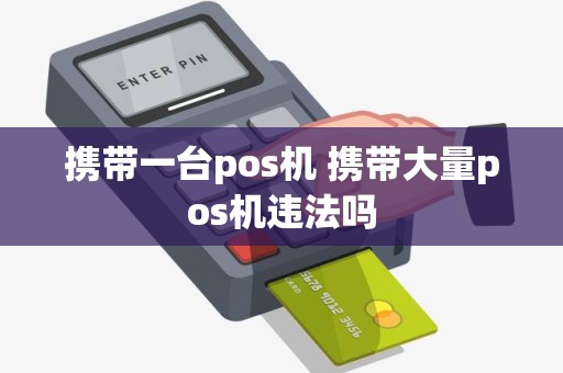 携带一台pos机 携带大量pos机违法吗