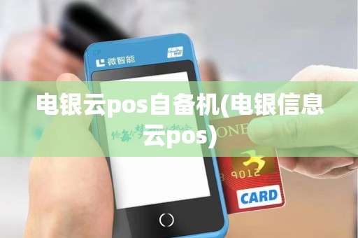 电银云pos自备机(电银信息云pos)