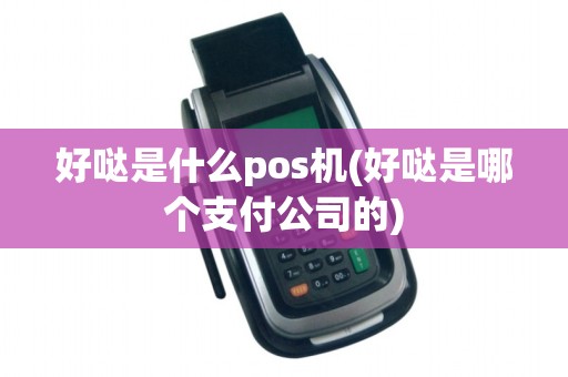 好哒是什么pos机(好哒是哪个支付公司的)